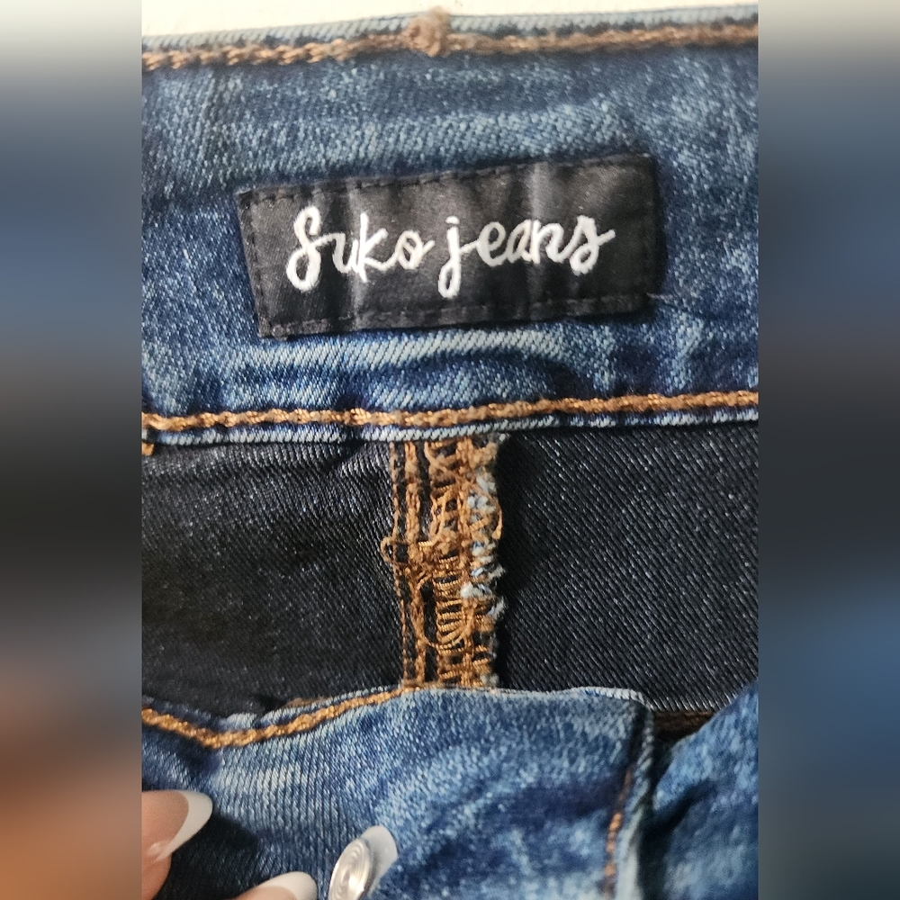 🔥NWT Suko Curve Loving Denim Blue Skinny Jeans | size 14 - Picture 5 of 7